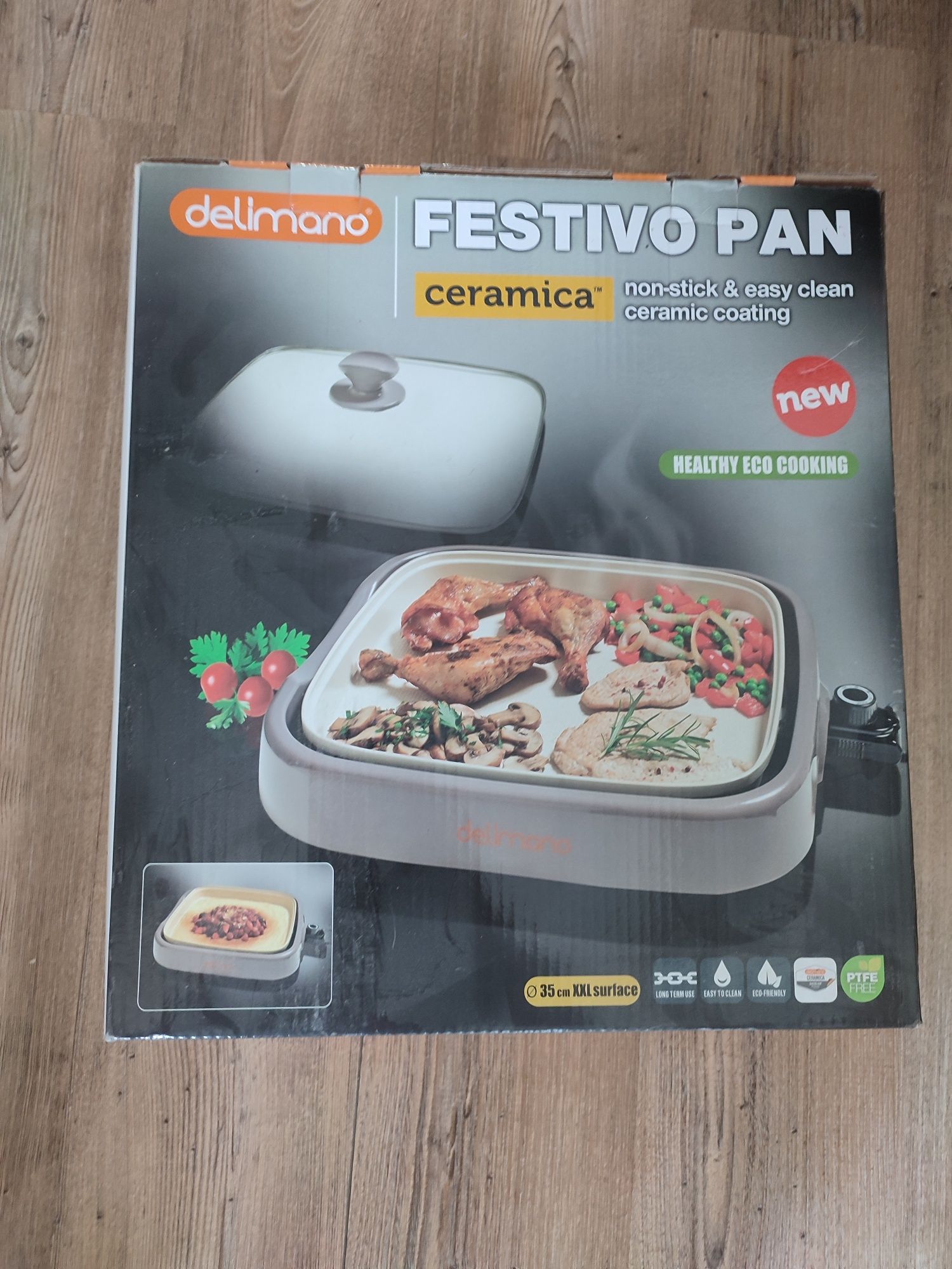 Delimano Festivo Pan elektryczna patelnia grill