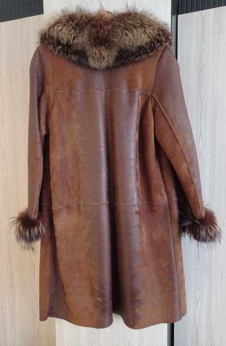 Дублянка жіноча з натуральним хутром