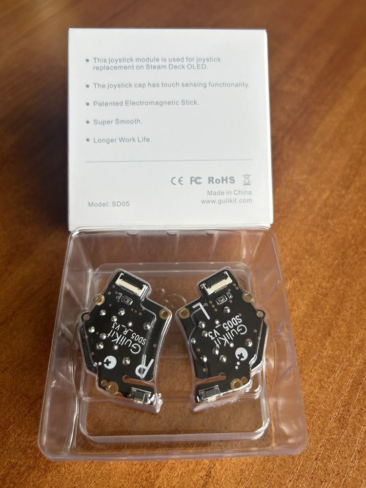 Gulikit SD05 SD02 Стіки Холла для Steam deck OLED LCD