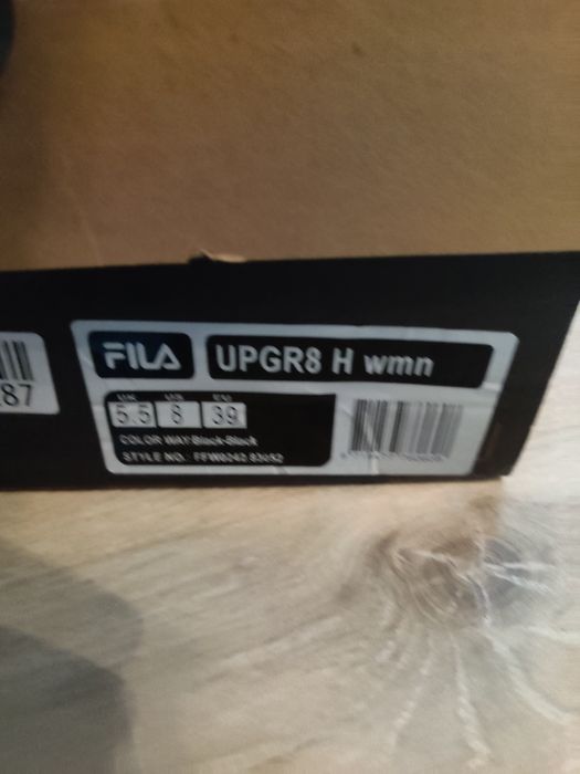 Buty damskie FILA upgr8 black black 39 jak 38