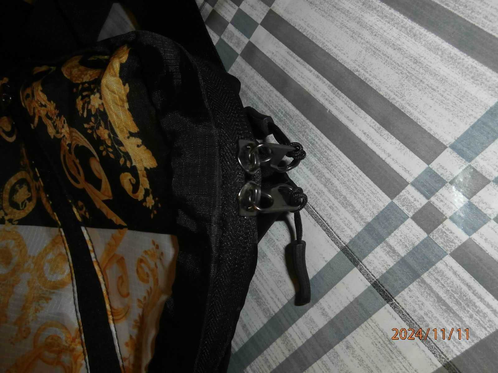 mały plecak na ramię wzór Versace 30x20x10 - nowy