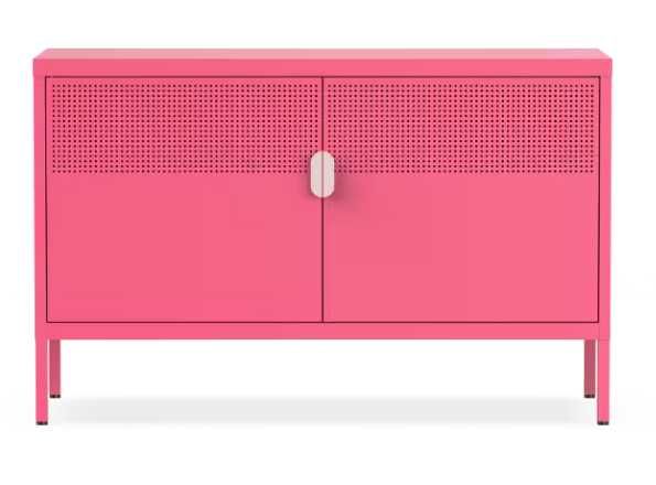 Szafka metalowa Tulip Lowline Flexispot różowa