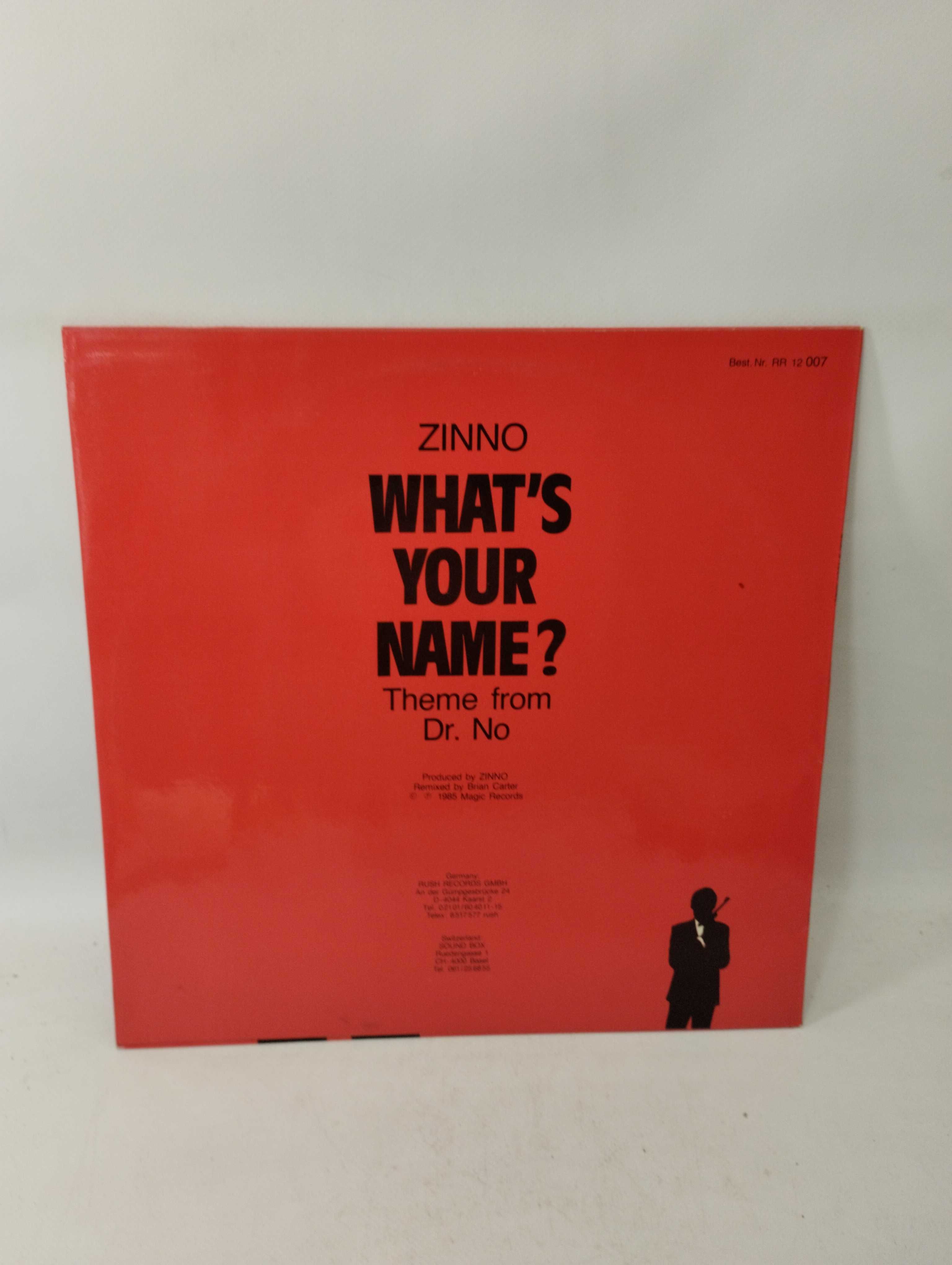 Zinnon – What's Your Name (Theme From Dr. No)