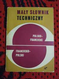 Mały słownik techniczny polsko-francuski i francusko-polski