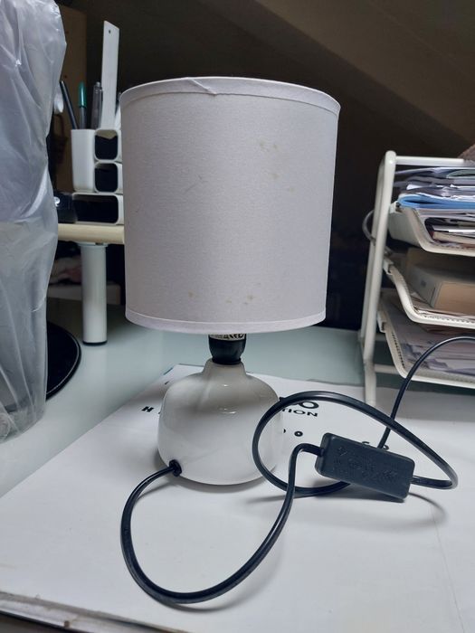 Candeeiro com abajur