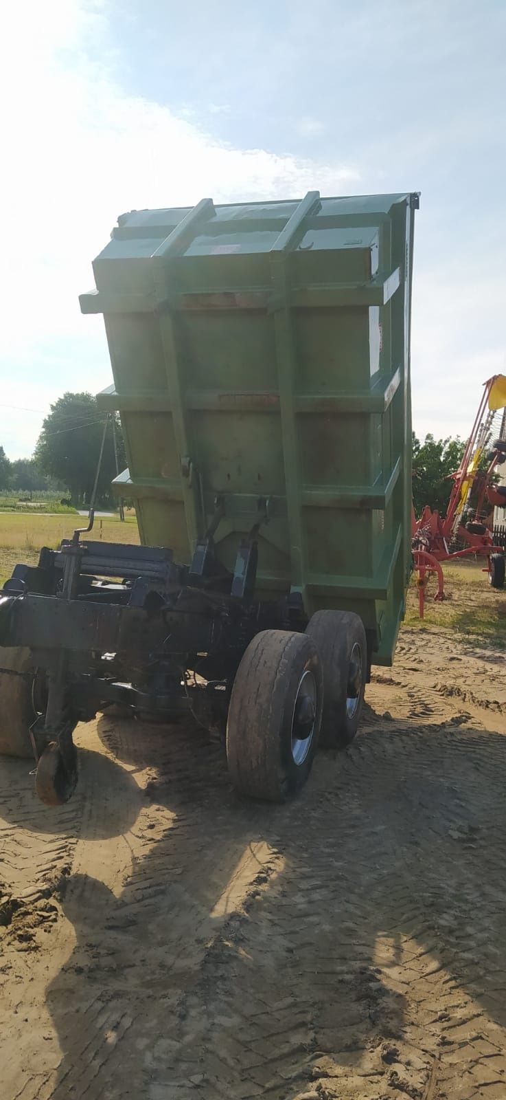 Przyczepa skorupowa tandem 12t