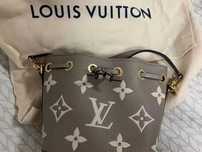 "Bolsa Bucket LOUIS VUITTON NOÉ NANO (nunca usada)."