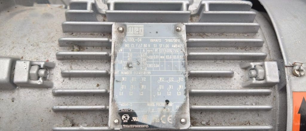 Pompa próżniowa Busch WP 0500D z silnikiem Weg