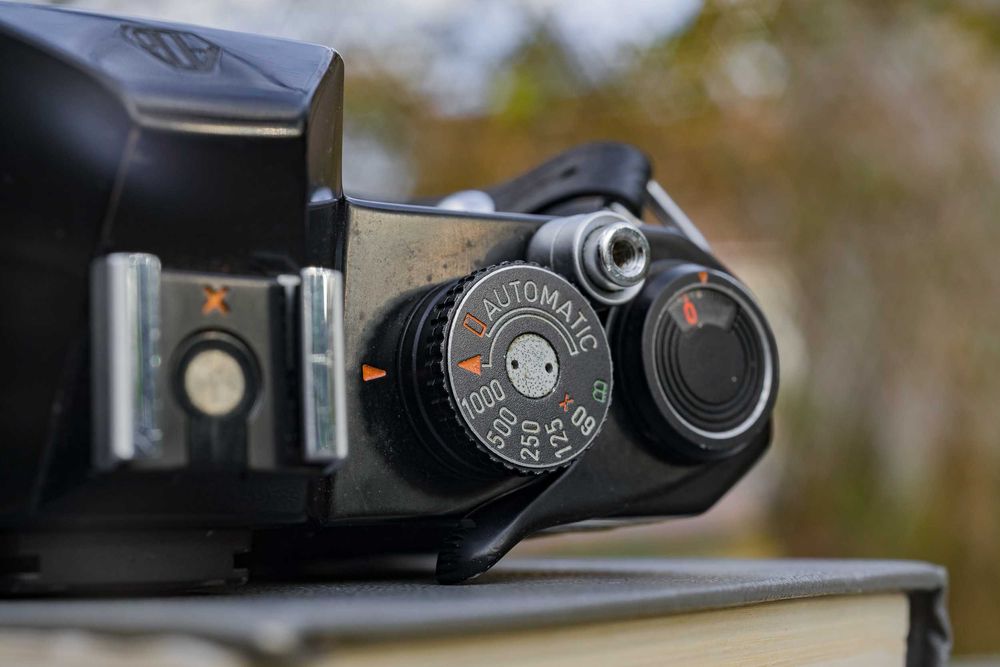 Pentax ESII Electro Spotmatic m42 aparat analogowy lustrzanka futerał