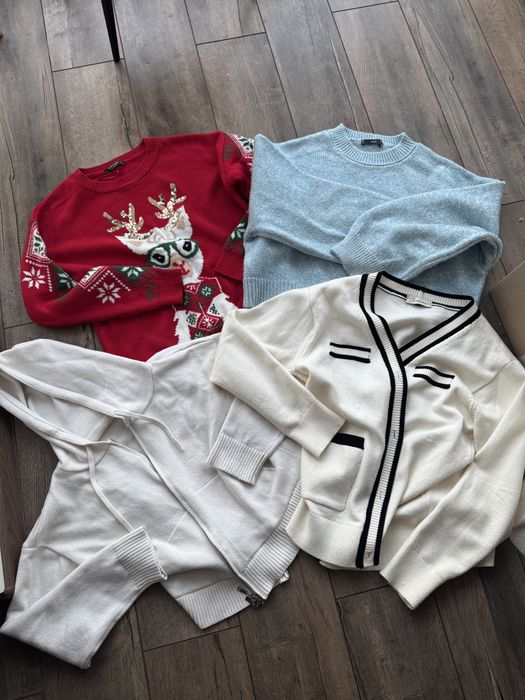 Кофта зіп худі, кардиган cher17, джемпер mango, вязаний светр