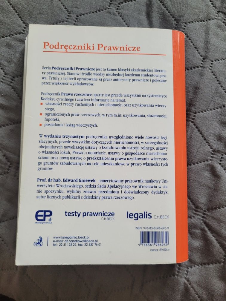 Prawo rzeczowe - Edward Gniewek