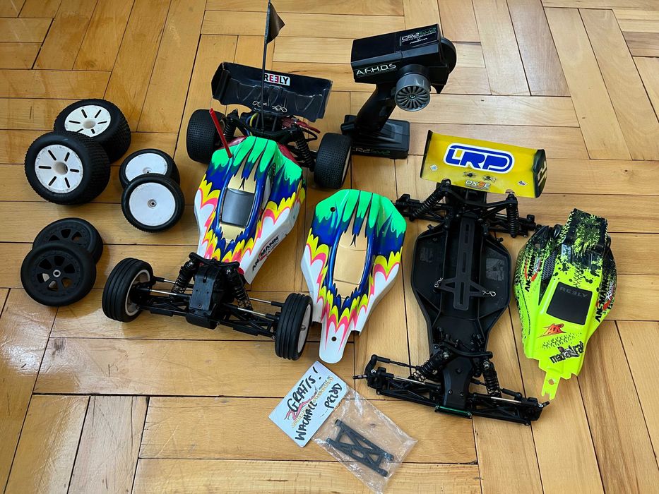 Model RC 1:10 Buggy 2WD Ansmann Mad Rat, Duży Zestaw !