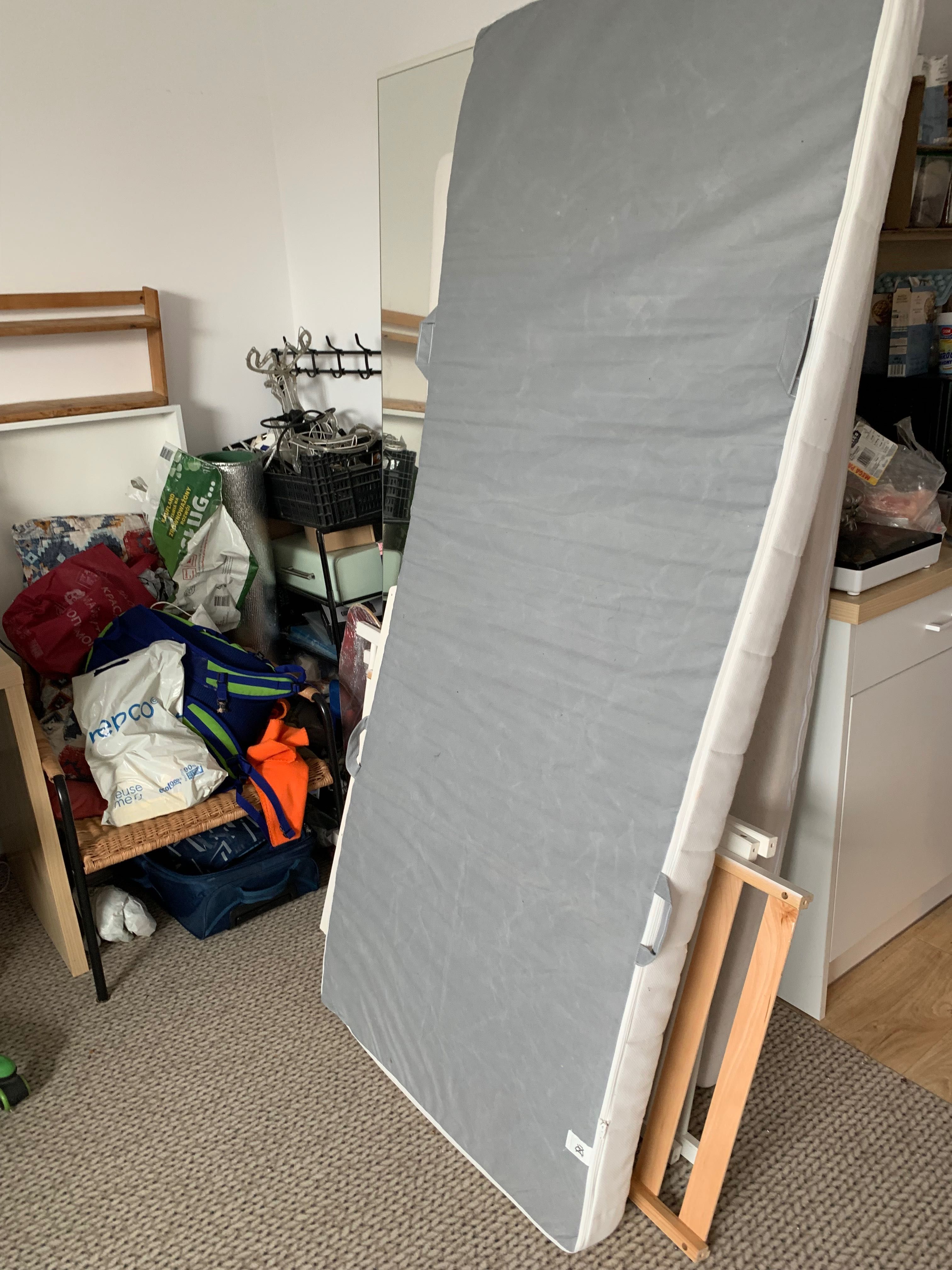ÅFJÄLL Foam mattress, Materac pojedynczyfirm/white, 80x200 cm