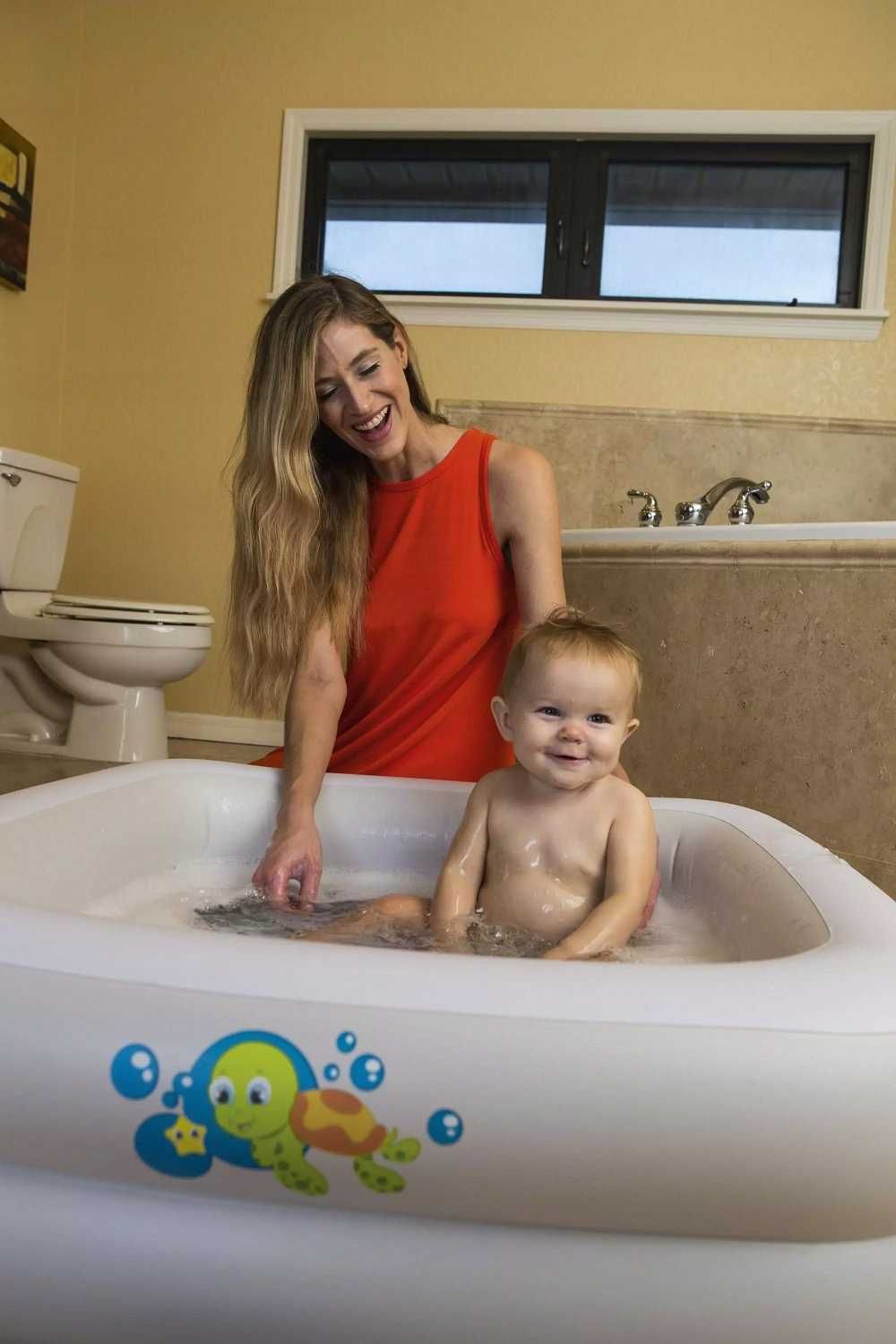 Wanienka Dla Niemowląt Brodzik Dla Dzieci Basenik Basen Miękkie Dno