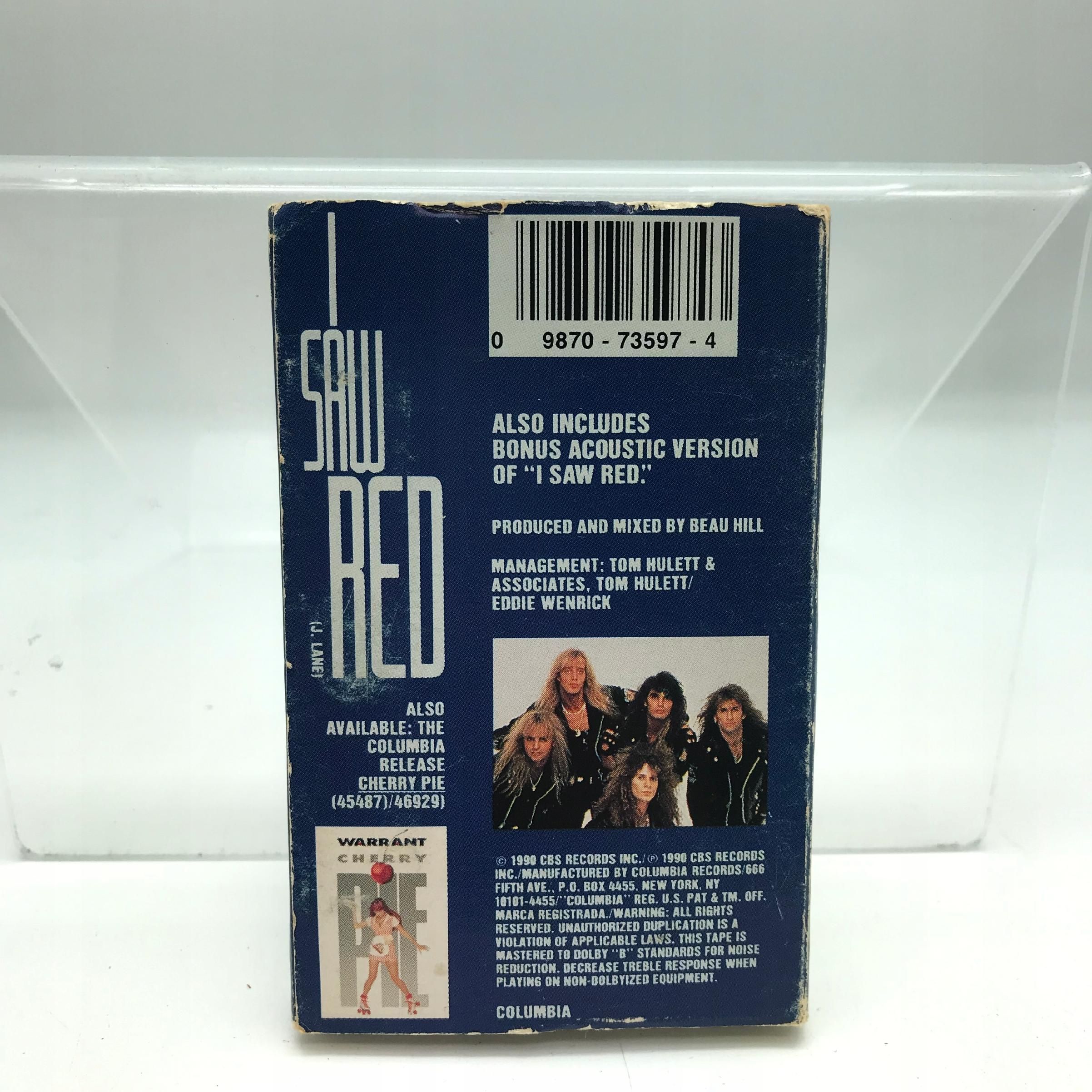 kaseta - warrant - i saw red
