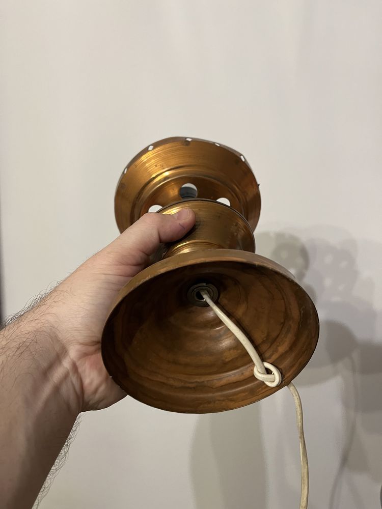 Lampka „ miedziana” prl