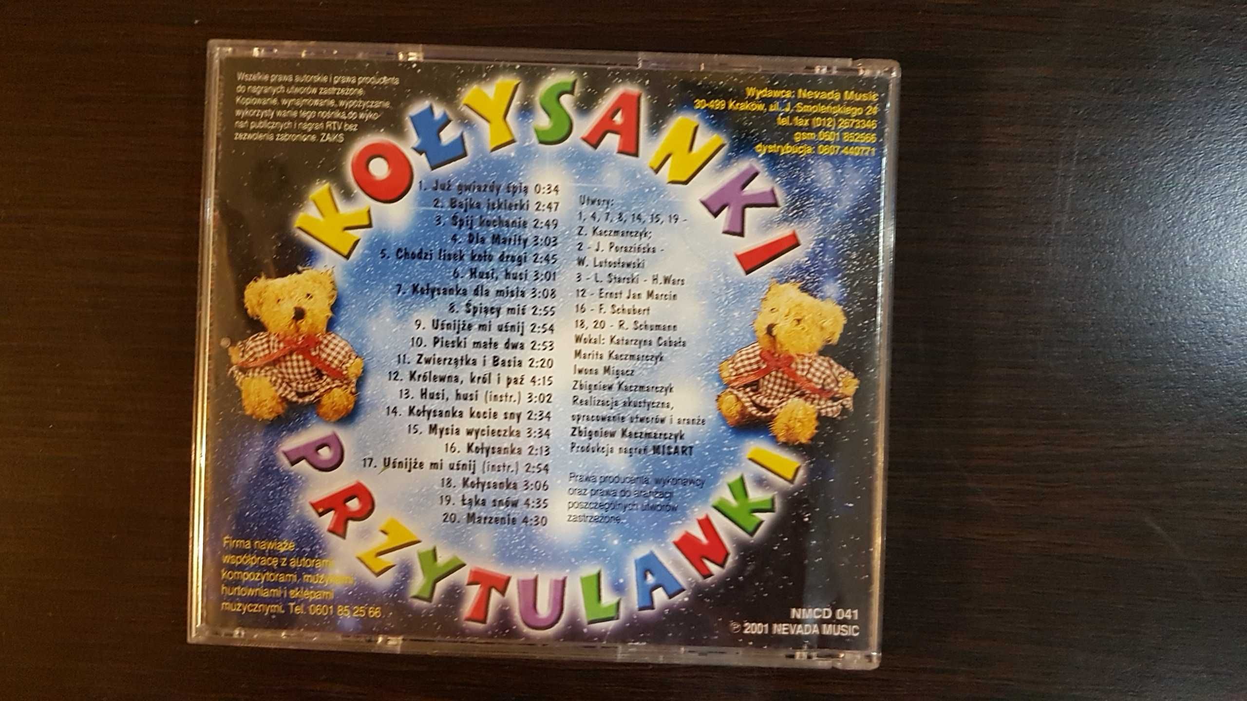 Muzyka CD Kołysanki przytulanki - 20 utworów - unikat