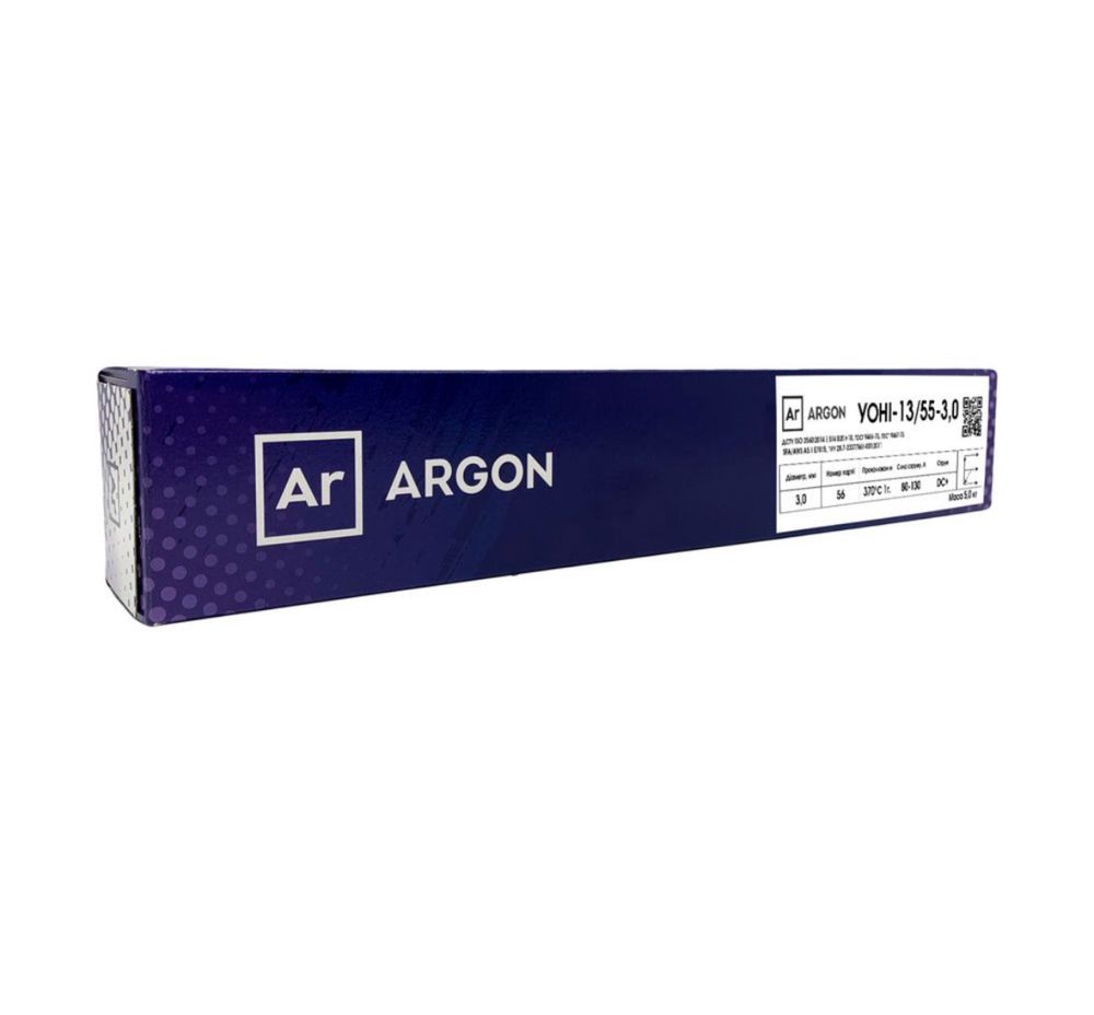 Сварочные электроды УОНИ-13/55 ф 3,0 мм; 4,0 мм  “Argon”