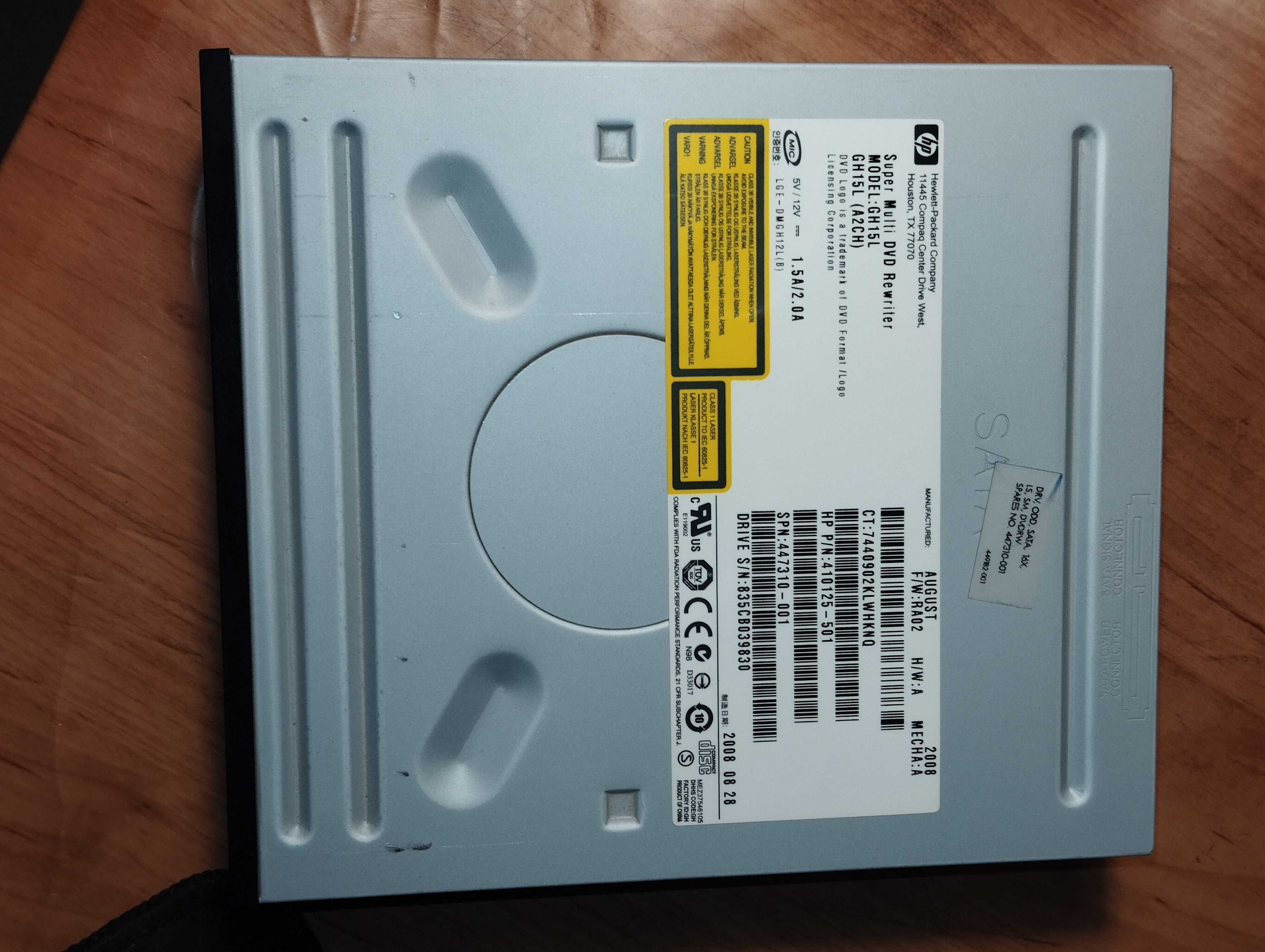 GH15L Desktop Super Multi DVD Rewriter