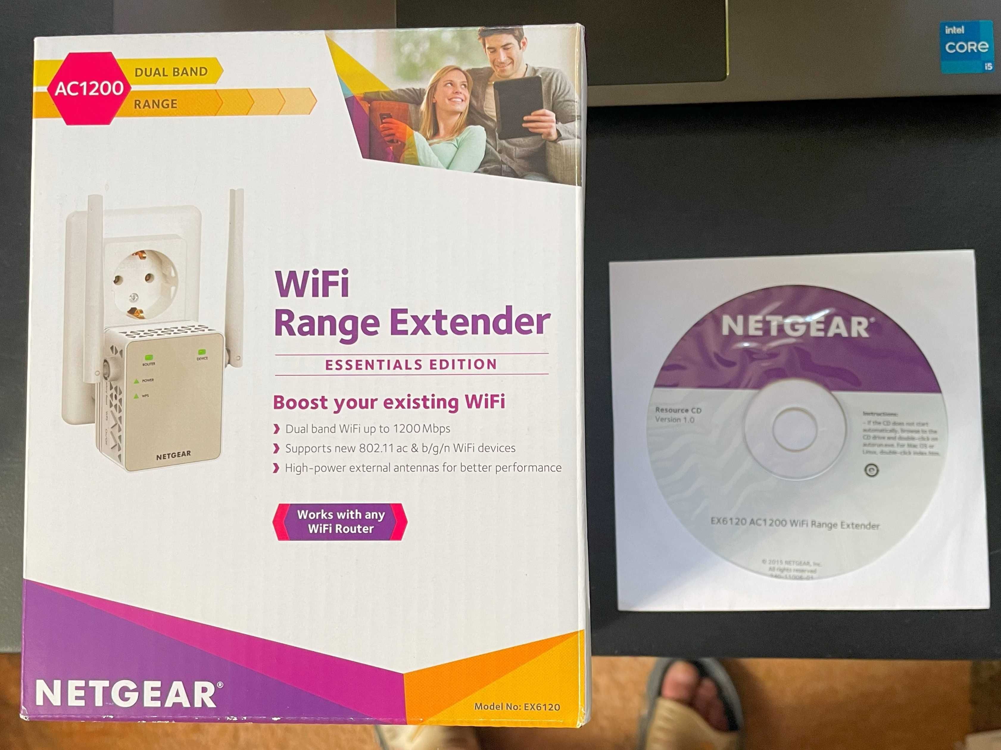 Wzmacniacz sieci WiFi Netgear AC1200 model EX6 120