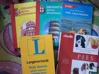 Rezerwacja książki do nauki języków + psy