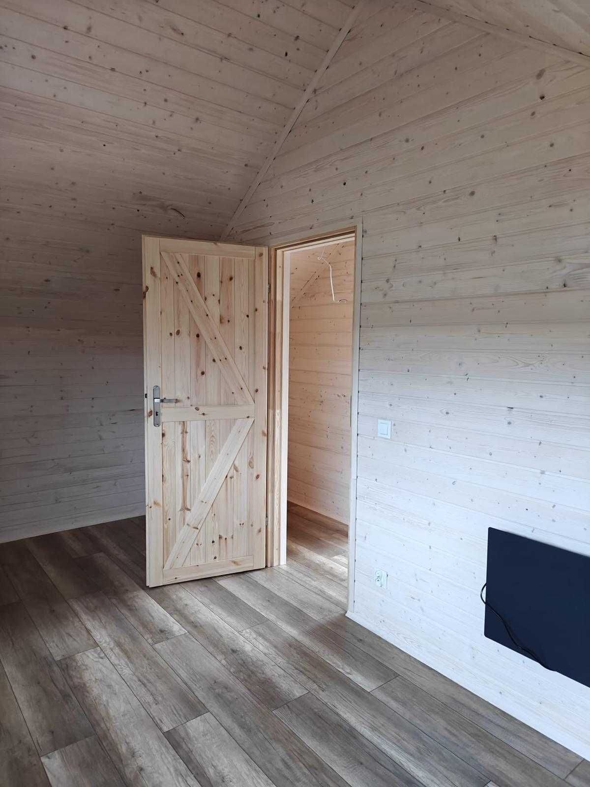 Dom 70 m2 Nowoczesna Stodoła, drewniany, letniskowy lub całoroczny