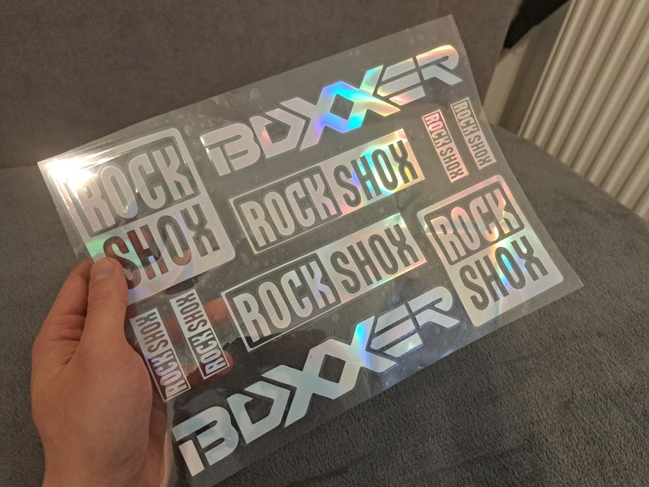 Naklejki Rockshox Boxxer Pryzmat Kameleon NOWE