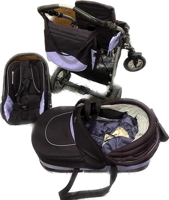 Wózek dziecięcy Jedo Fyn 3 w 1 +wózek (parasolka) + bujaczek i zabawki