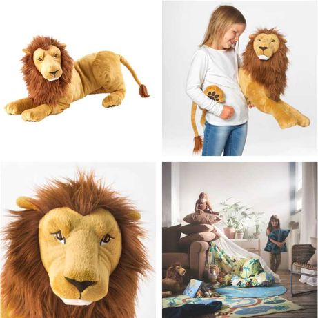 Плюшевая игрушка Лев 70 см IKEA Тигр - детская мягкая
