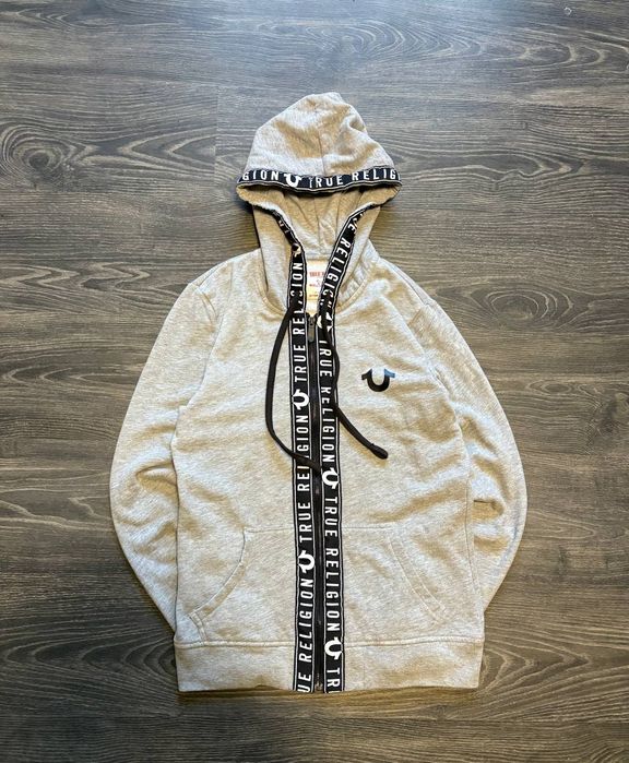 зип худи True religion на лампасах оригинал