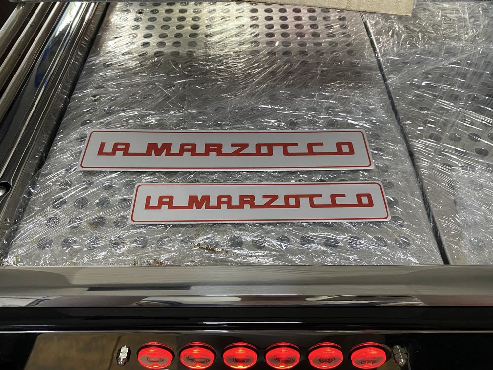Комплект наліпок, лейба до кавоварки La Marzocco