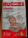 Huggies classic 3 (4-9кг) 58шт.