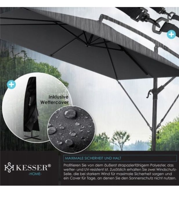 Parasol ogrodowy KESSER