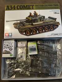 Tamiya 35380 British Cruiser Tank A34 Comet + full dodatki