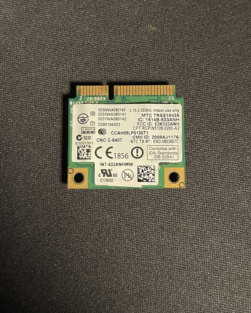 Karta sieciowa Intel WiFi Link 5300
