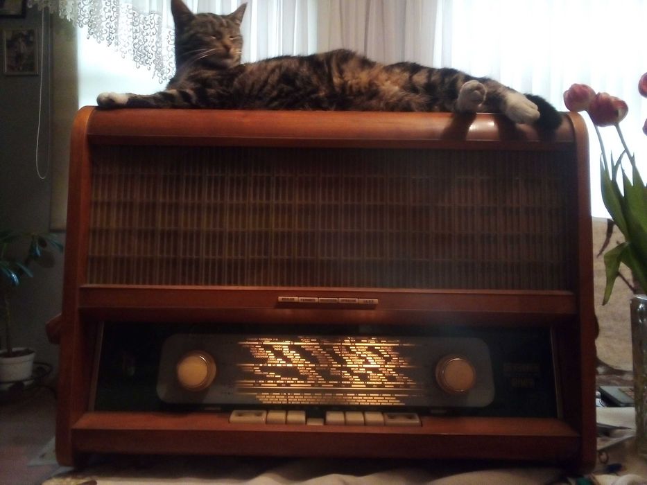 lampowe radio Olimpia sprawne rodinne antyk prl