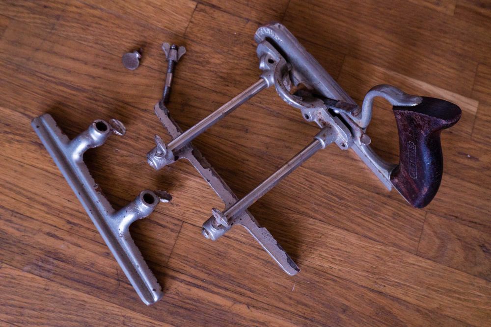 Strug wręgownik Stanley No 50 | do odrestaurowania z jednym nożem