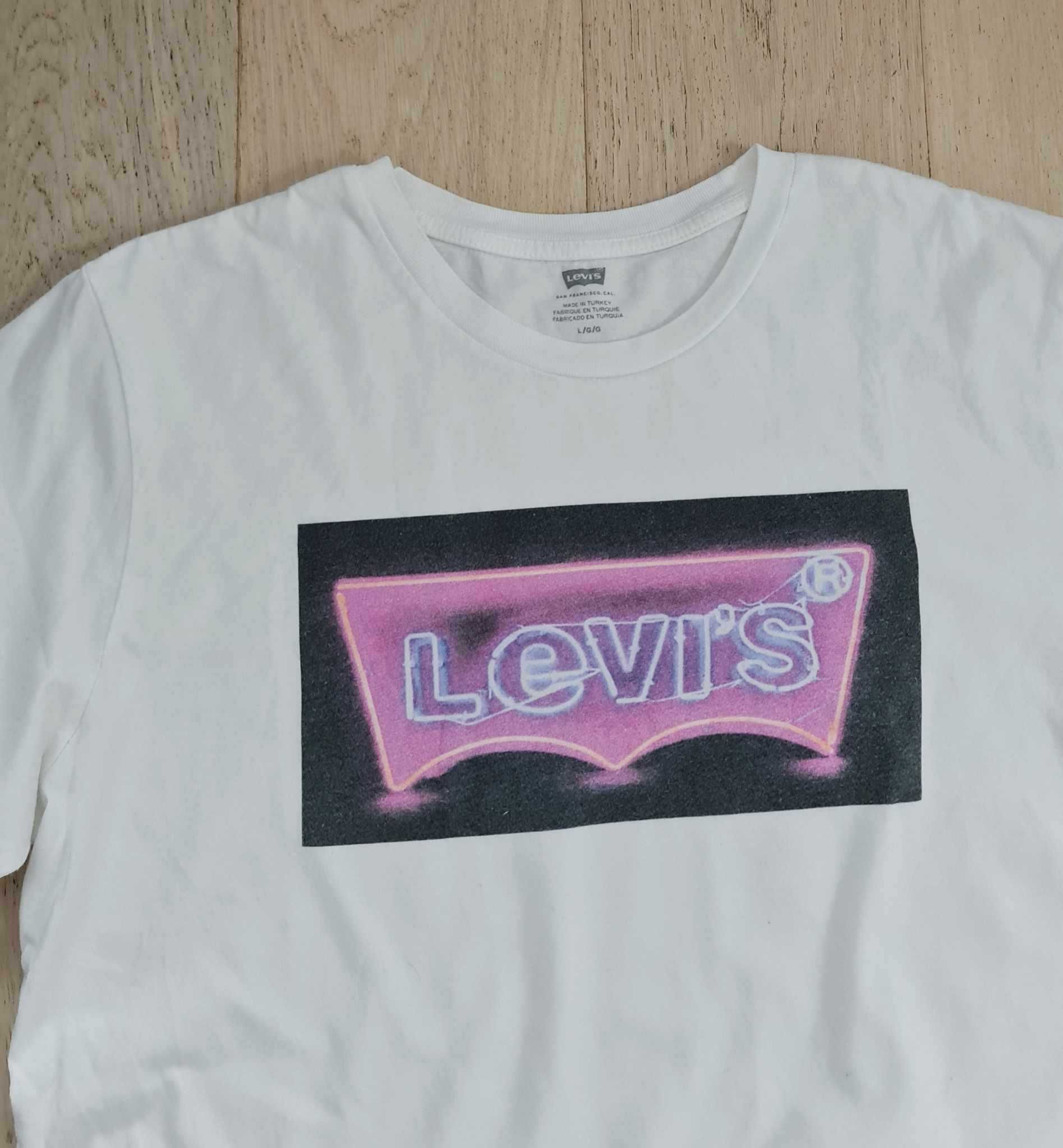 Levis Levi's L koszulka bawełniana damska stretch premium