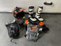Zestaw Cross Kask Buty Zbroja Ochraniacze ALPINESTARS THOR BEMI