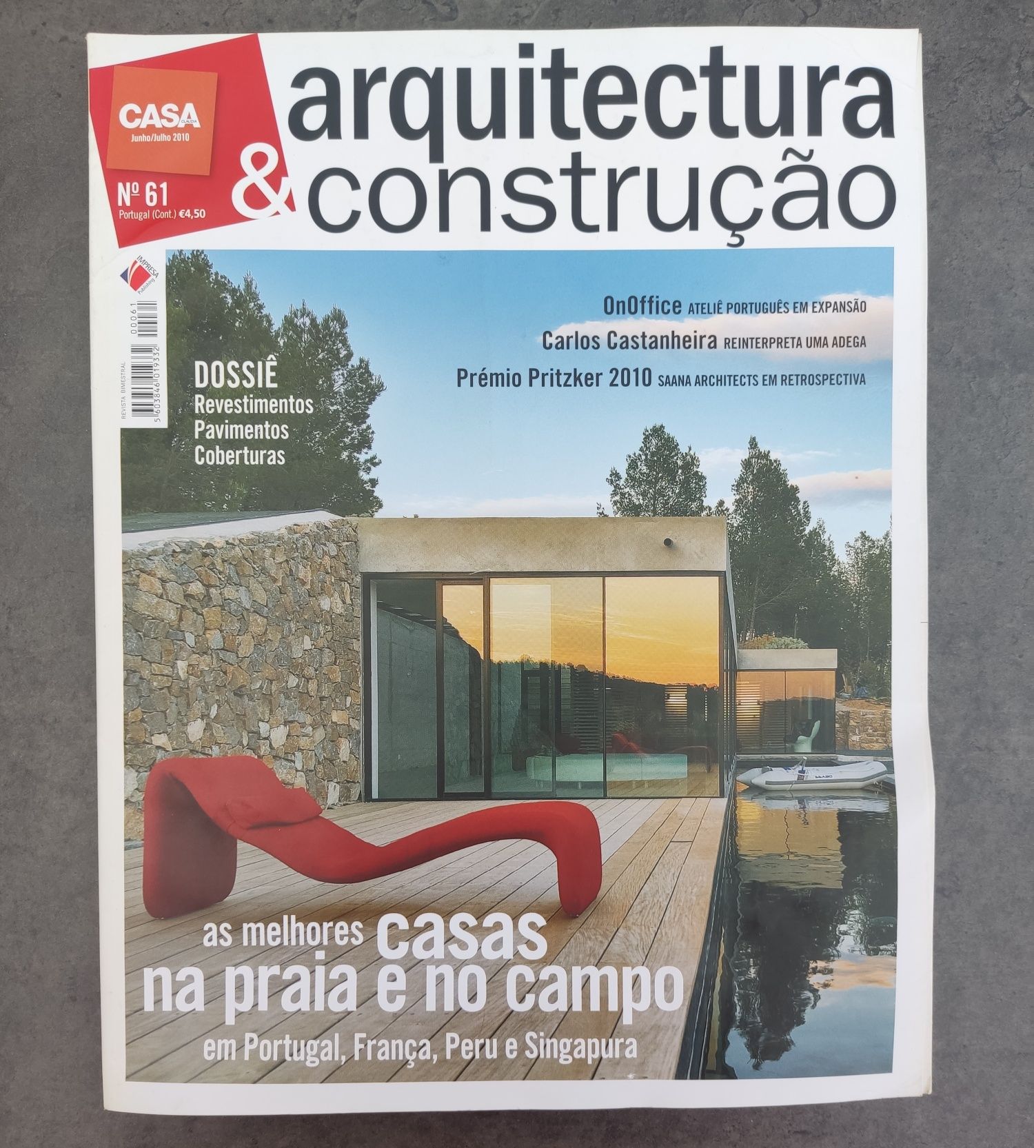 5 Revistas de Arquitectura e Construção - N°57, 58, 59, 61 e 63