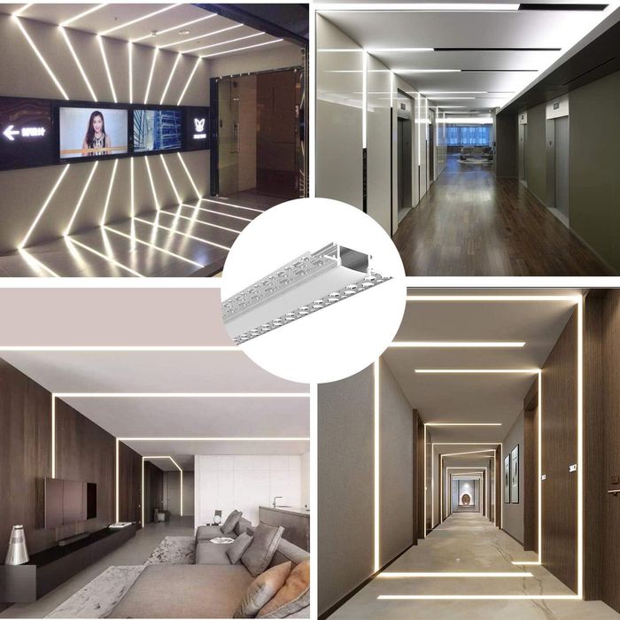 Besseto Profil LED do suchej zabudowy, 6 sztuk x 1 m