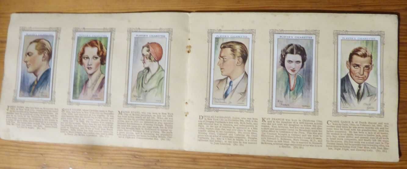1934 cartões de tabaco "Film Stars" - estrelas de cinema - completa