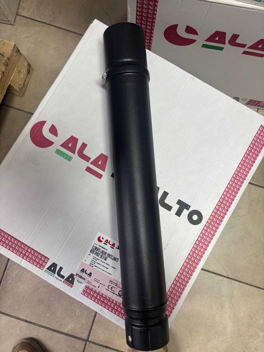 Rura teleskopowa fi80 510/835mm do sytemu kominowego ala Pellet