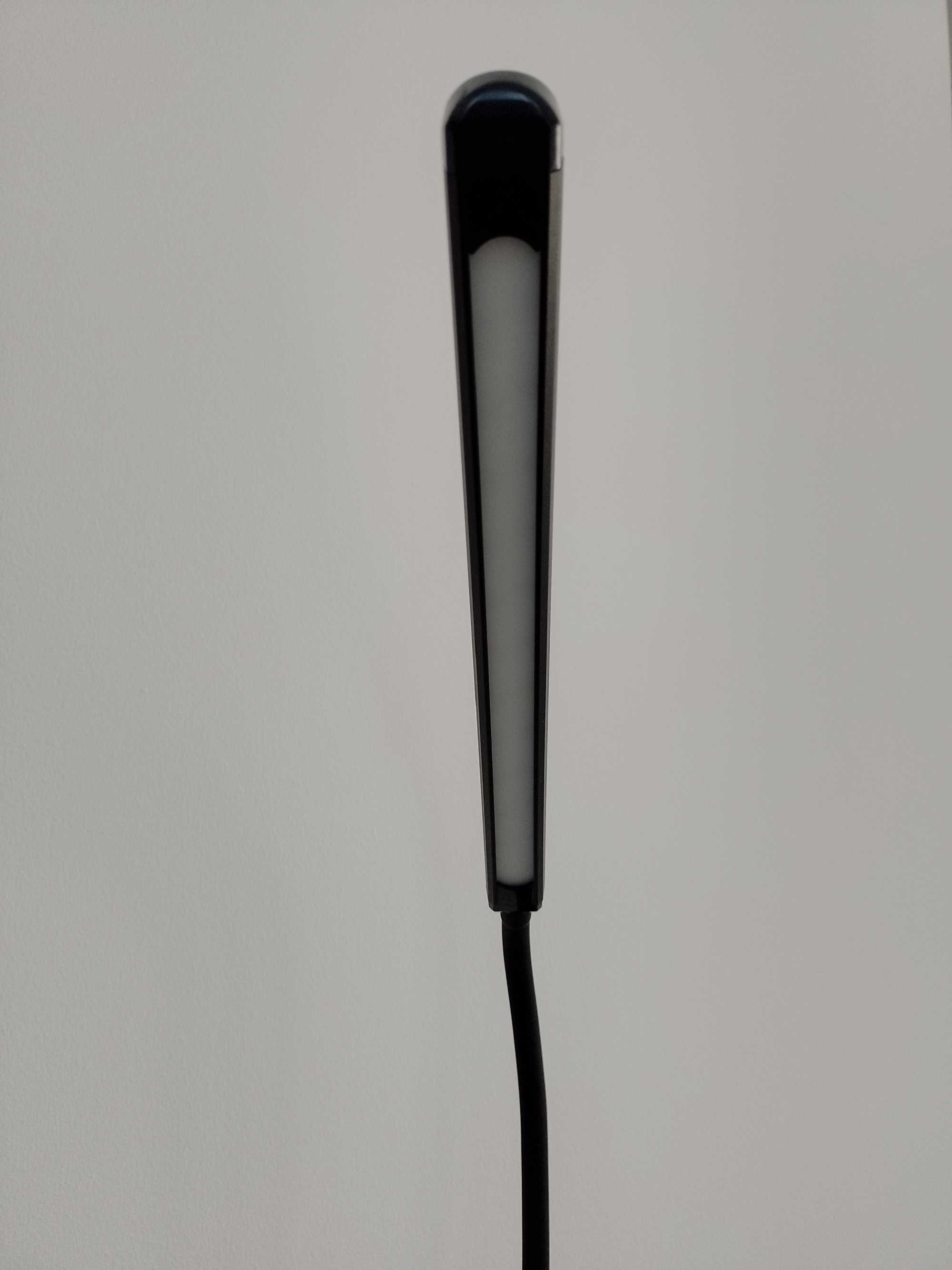 Lampa podłogowa ledowa czarna - nowa