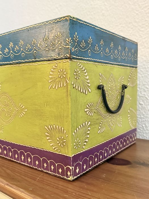 bau, arca, guarda joias, arrumação, decoração, indiano, rustico