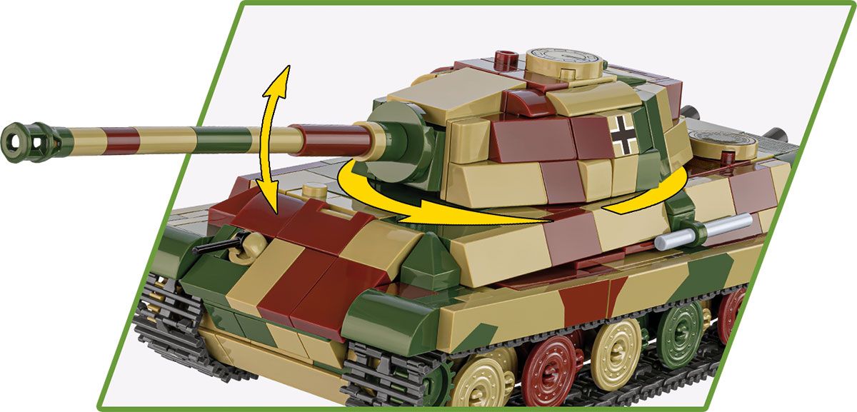 Klocki Cobi 2731 Czołg Kv-2 Ciężki Pojazd Wojskowy Ww2 Wojsko Armia