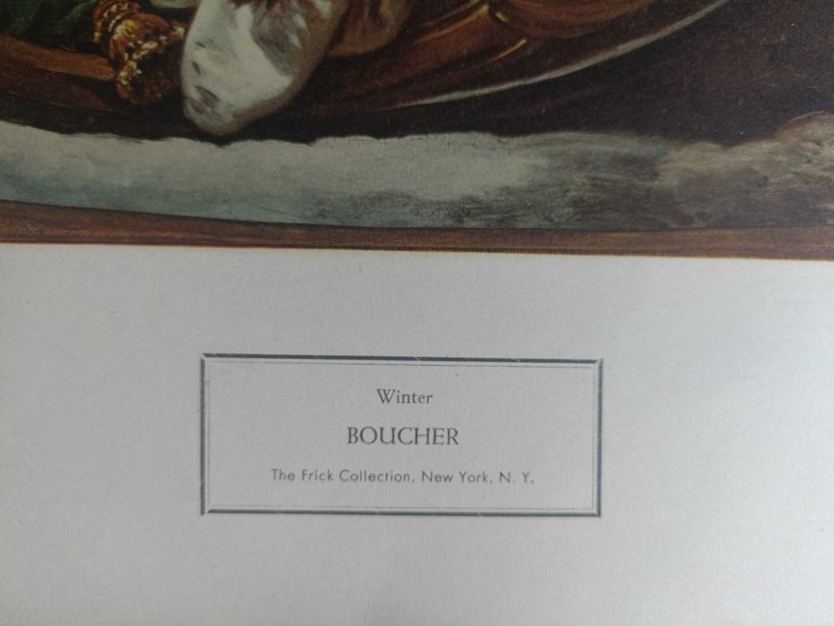 Coleção gravuras 4 estações de François Boucher