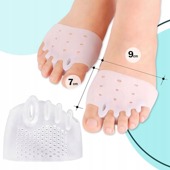 Żelowy Separator Haluksów Opaska na Haluksy Orteza Palców u Nóg