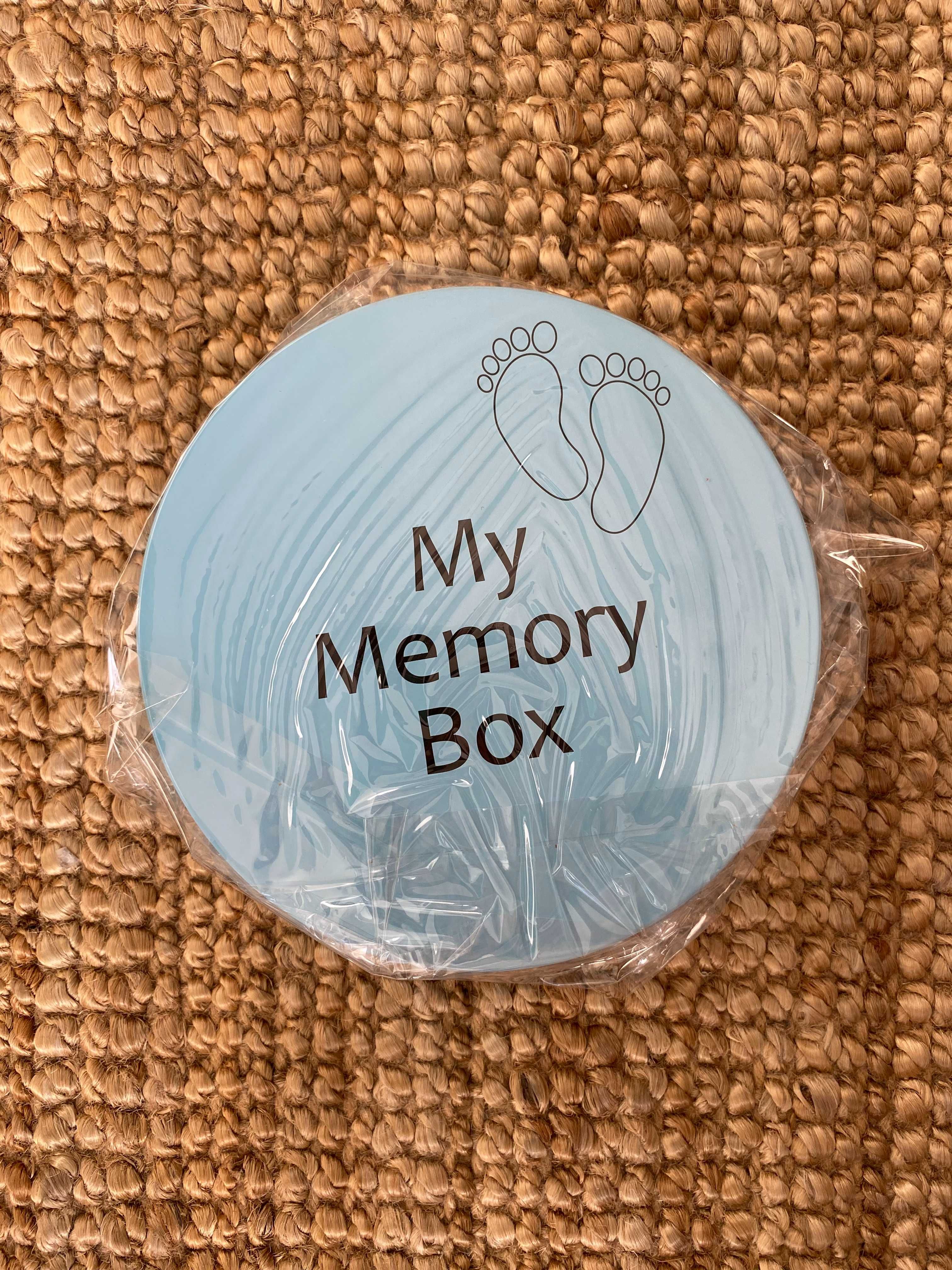 Nowy My Memory Box - glinka dla odcisku stopy niemowlaka