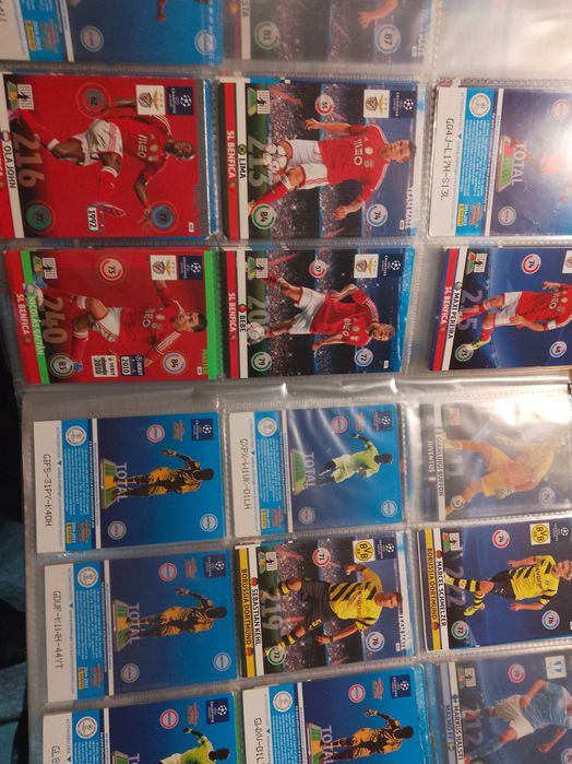 duży zestaw album i karty piłkarskie adrenalyn, pozostałość